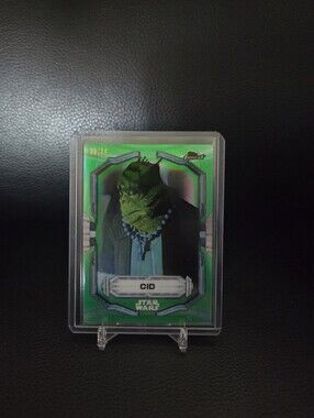 Topps Finest The Bad Batch Star Wars CID Green Refractor Card #79/99